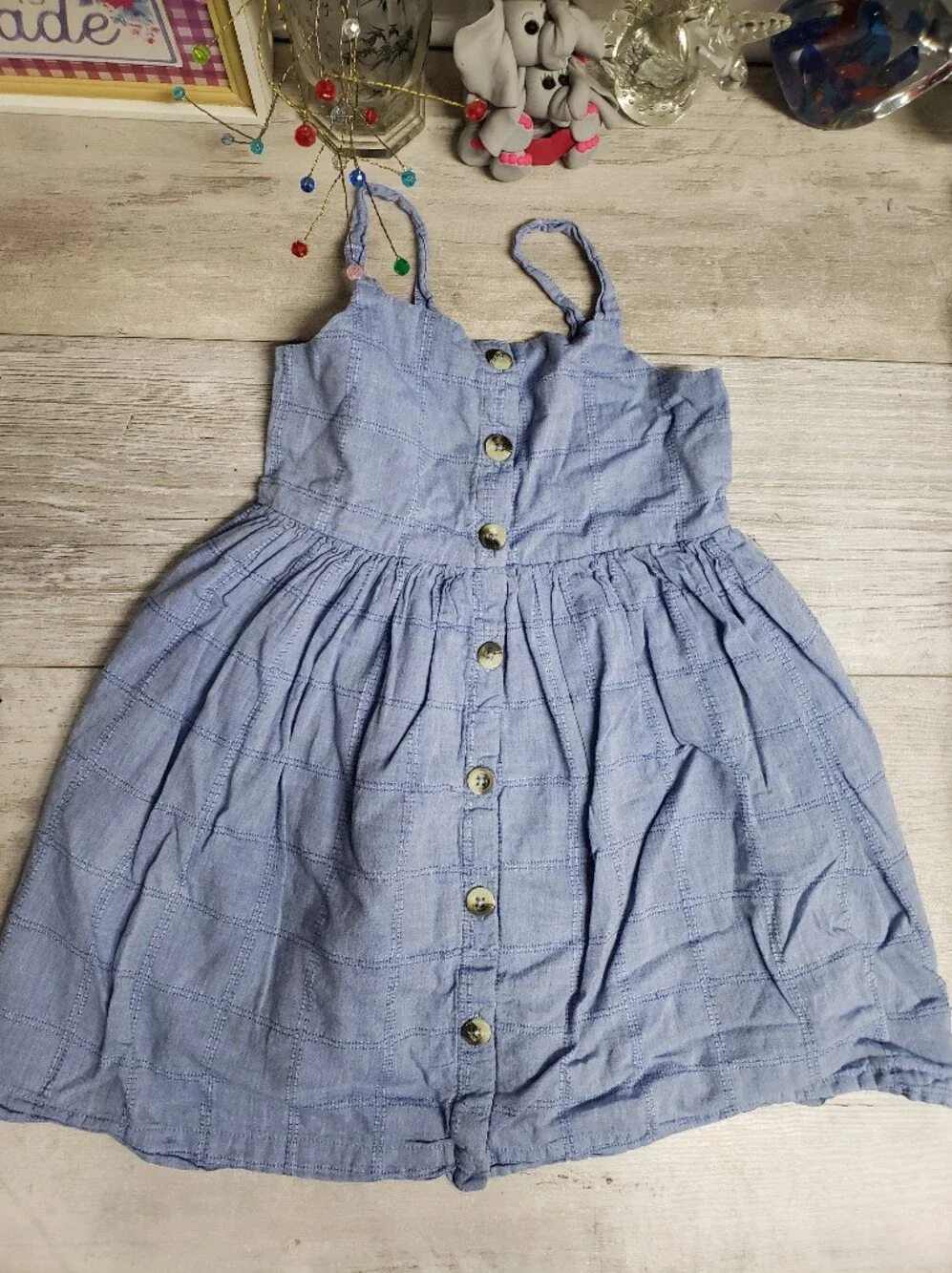 Bundle of 4 Kids Sleeveless Dress Romper Size XS (4/5)